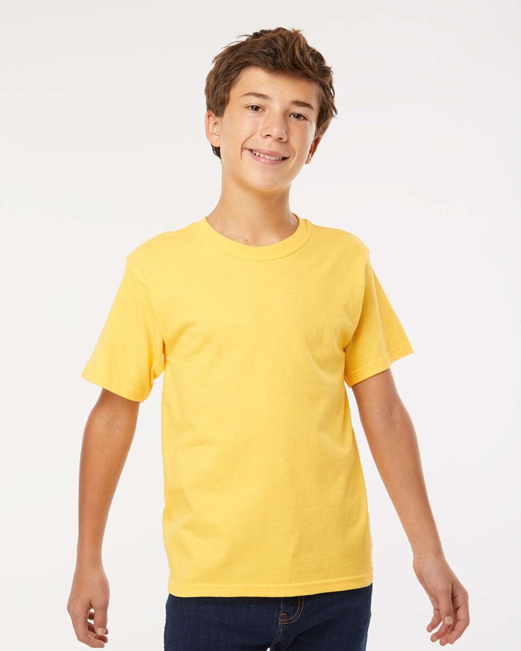 Youth Soft Touch Crewneck T-Shirt for School, Sports & Everyday Casual Wear